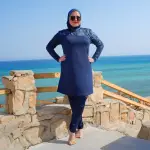 مايوه بوركيني حريمي مقاسات خاصه موديل BS16
